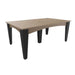 LuxCraft Island Dining Table 44" x 72" Rectangular