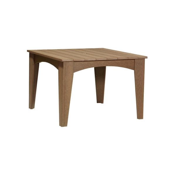 LuxCraft Island Dining Table 44" Square