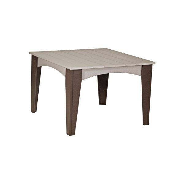 LuxCraft Island Dining Table 44" Square