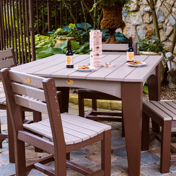 LuxCraft Island Poly Dining Table (44" Square)