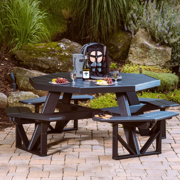 LuxCraft Poly Octagon Picnic Table