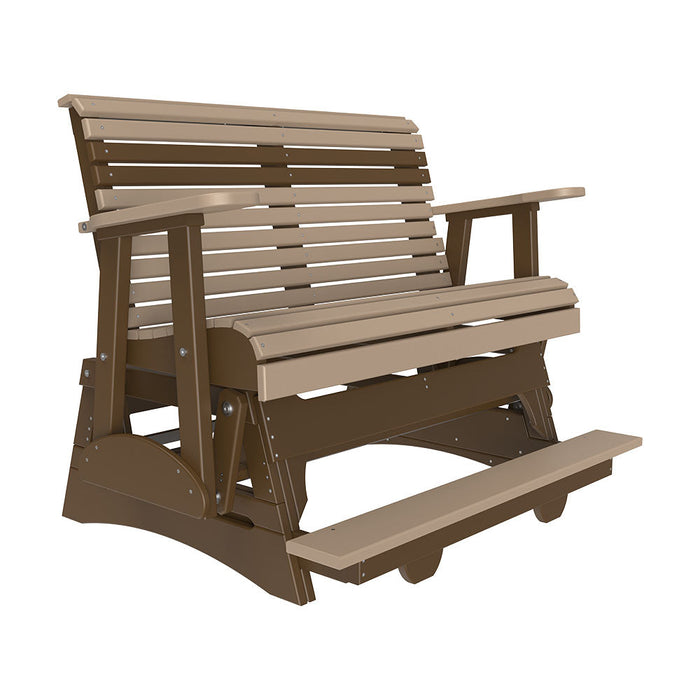 LuxCraft 4' Plain Balcony Glider Chair