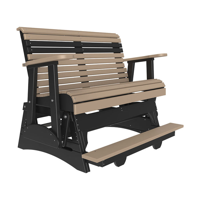 LuxCraft 4' Plain Balcony Glider Chair