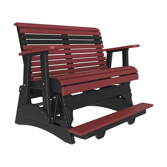 LuxCraft 4' Plain Balcony Glider Chair