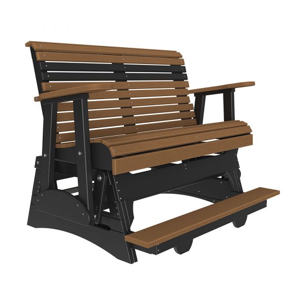 LuxCraft 4' Plain Balcony Glider Chair