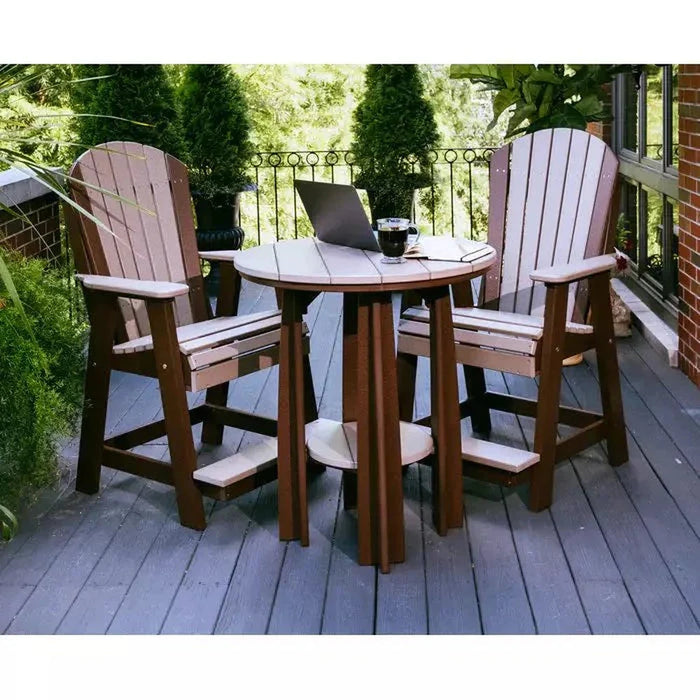 LuxCraft Poly Counter Height 36" Balcony Table