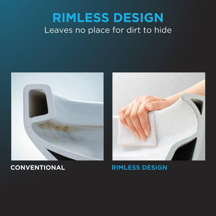 TOTO Aquia IV One-Piece Dual Flush WASHLET+ and Auto Flush Ready Toilet, CST646CEMFGNAT40#01