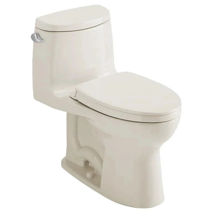 TOTO Ultramax II 28 3/8" One-Piece 1.28 GPF Single Flush Elongated Toilet and Washlet+ Connection MS604124CEFG