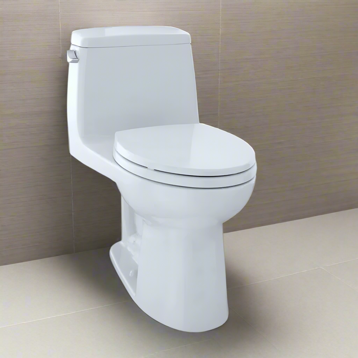 TOTO Ultimate One-Piece Elongated Bowl with SoftClose Seat and 1.6 GPF Single Flush MS854114