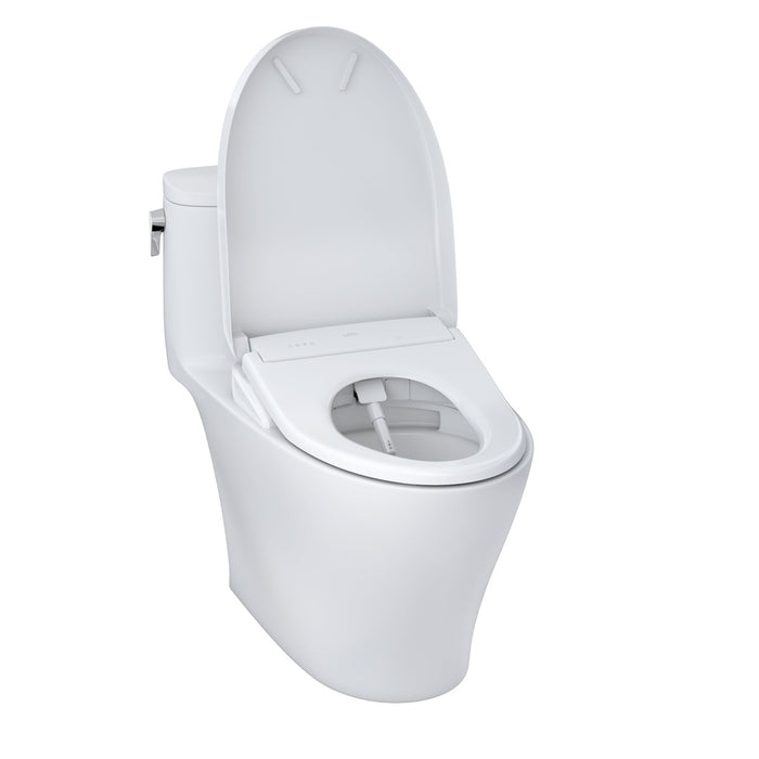 TOTO WASHLET+ Nexus One-Piece Toilet with Auto Flush S7A Bidet Seat, Cotton White