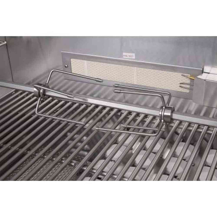 EdgeStar 89000 BTU 42 Inch Wide Grill and Cart with Rotisserie and LED Lighting