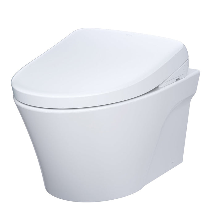 TOTO WASHLET+ AP Wall-Hung Toilet with S7A Bidet Seat and DuoFit In-Wall Auto Dual-Flush Tank