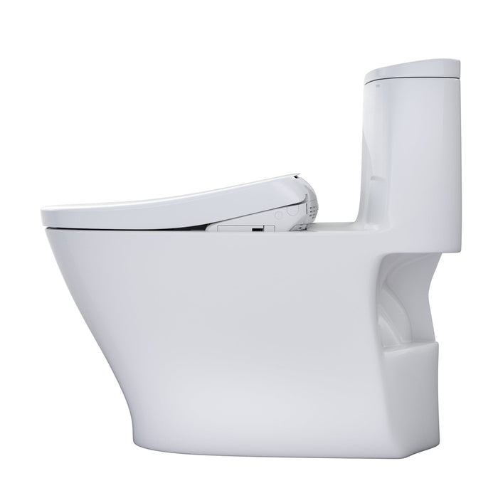 TOTO WASHLET+ Nexus One-Piece Toilet with Auto Flush S7A Bidet Seat, Cotton White