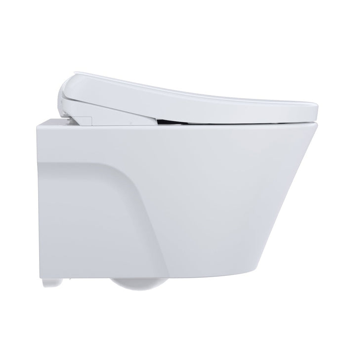 TOTO WASHLET+ AP Wall-Hung Toilet with S7A Bidet Seat and DuoFit In-Wall Auto Dual-Flush Tank