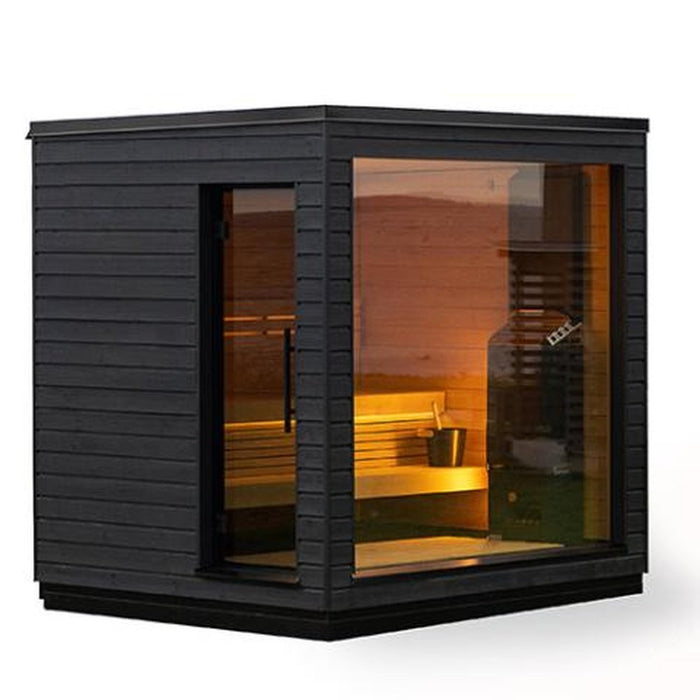 SaunaLife Model G6 Pre-Assembled Outdoor Home Sauna GARDEN SERIES