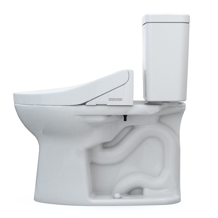 TOTO Drake Washlet+ Two-Piece 1.28 GPF Toilet with C5 Bidet Seat, 10" Rough-In, Cotton White