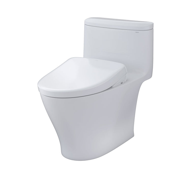 TOTO WASHLET+ Nexus One-Piece Toilet with Auto Flush S7A Bidet Seat, Cotton White