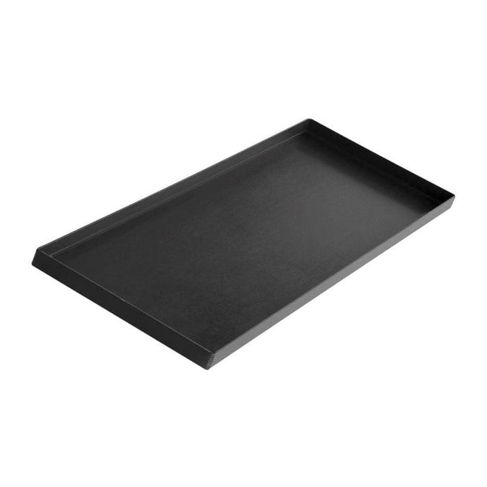 AMPTO TAG6020 Black/Blue Steel X cross Tray for Display Pizza 60 x 20 x 2 cm
