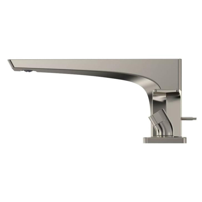 TOTO GE Two-Handle Deck-Mount Roman Tub Filler Trim with Handshower Brushed Nickel - TBG07202U#BN