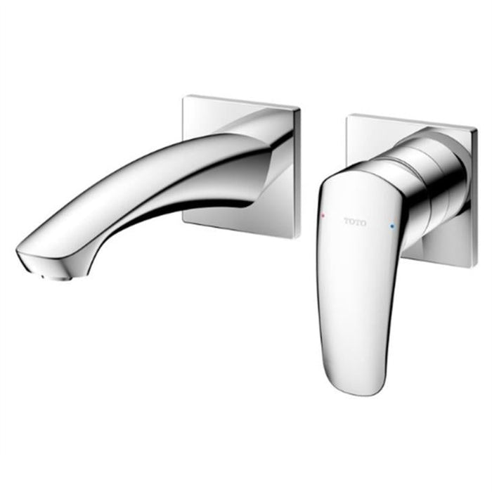 TOTO GM 3" 1.2 GPM Single Handle Short Spout Wall Mount Bathroom Sink Faucet with Comfort Glide Technology