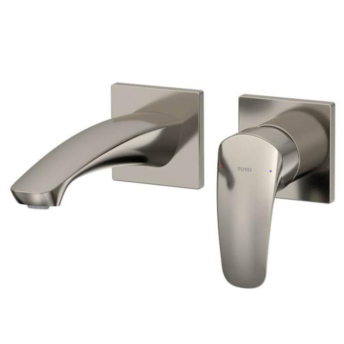 TOTO GM 3" 1.2 GPM Single Handle Short Spout Wall Mount Bathroom Sink Faucet with Comfort Glide Technology