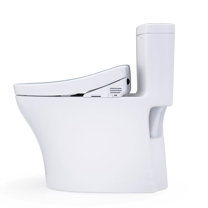 TOTO Washlet+ Aquia IV One-piece Elongated Dual Flush 1.28 And 0.9 GPF Toilet And Washlet S5 Bidet Seat