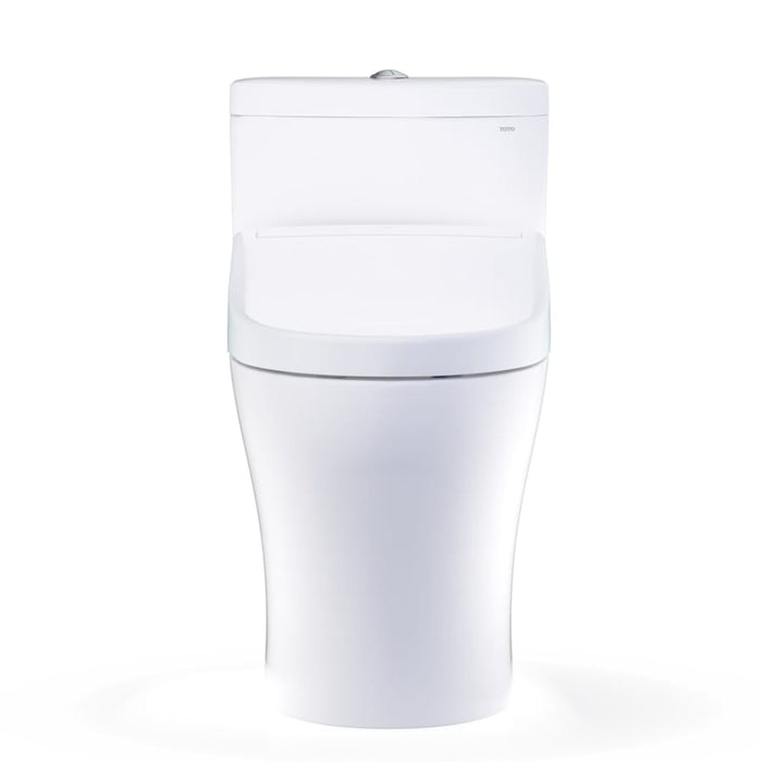 TOTO Washlet+ Aquia IV One-piece Elongated Dual Flush 1.28 And 0.9 GPF Toilet And Washlet S5 Bidet Seat