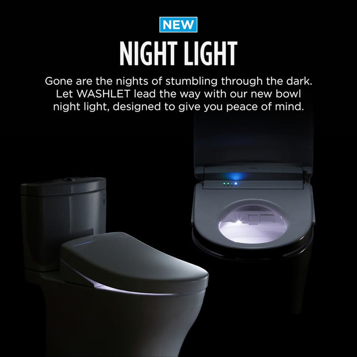 TOTO Washlet+ Aquia IV One-piece Elongated Dual Flush 1.28 And 0.9 GPF Toilet And Washlet S5 Bidet Seat