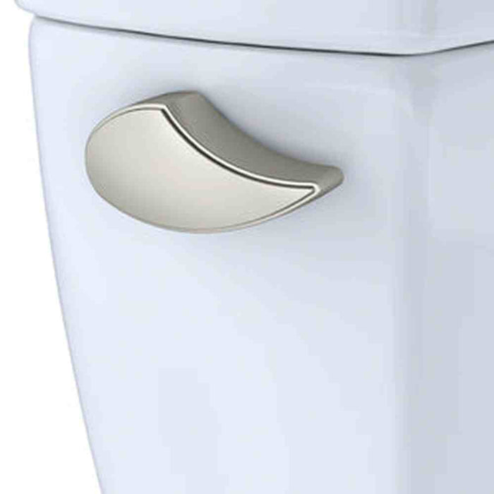 TOTO CST776CEG#01 Drake Two-Piece Elongated Toilet with CeFiONtect and 1.28 GPF Tornado Flush, Cotton White