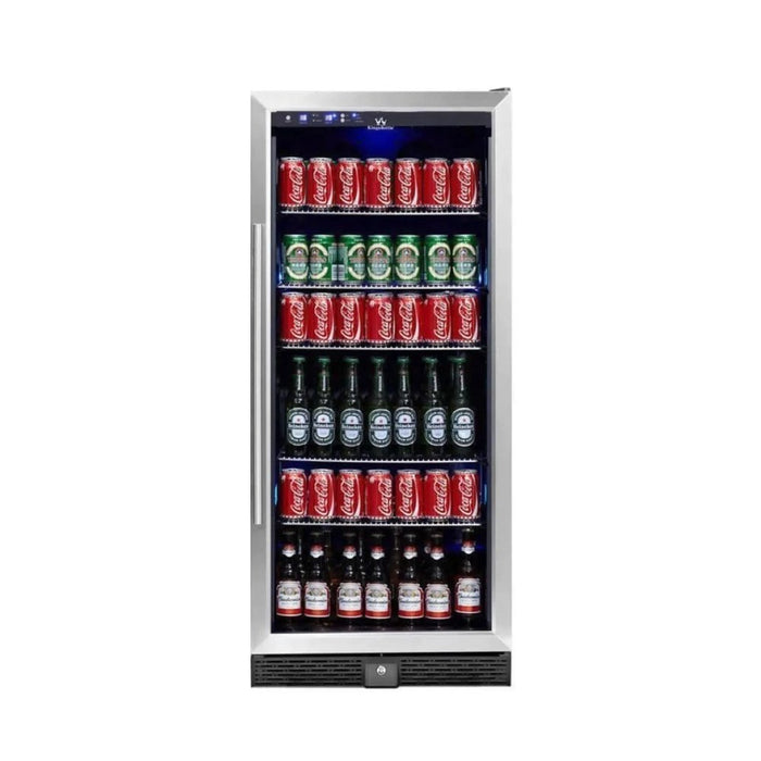 KingsBottle KBU100BX 56" Tall Beverage Fridge Center Freestanding - Right