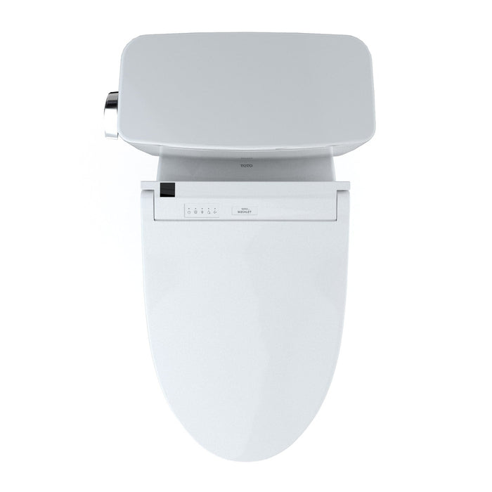 TOTO Drake Washlet+ Two-Piece 1.28 GPF Toilet with C5 Bidet Seat, 10" Rough-In, Cotton White