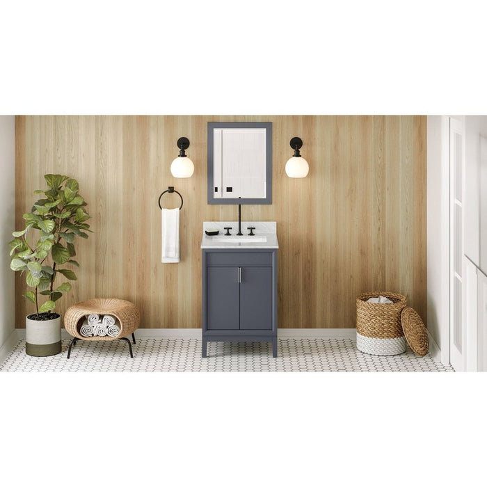 Jeffrey Alexander 24" Blue Steel Theodora Vanity