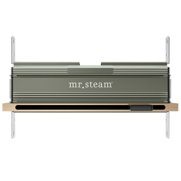 Mr. Steam XDream Linear Programmable Steam Generator Control Kit with iSteamX Control and Linear Steamhead in White Brushed Bronze