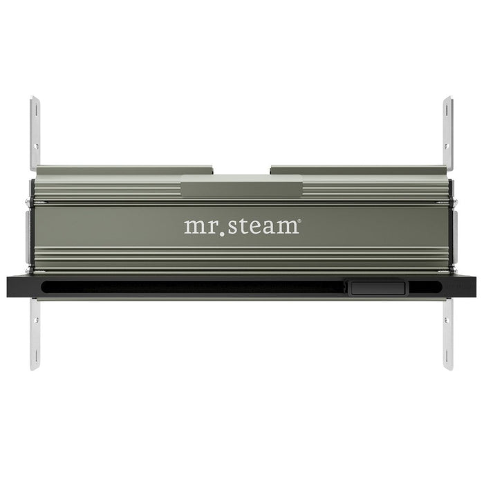 Mr. Steam XDream Linear Programmable Steam Generator Control Kit with iSteamX Control and Linear Steamhead in White Matte Black