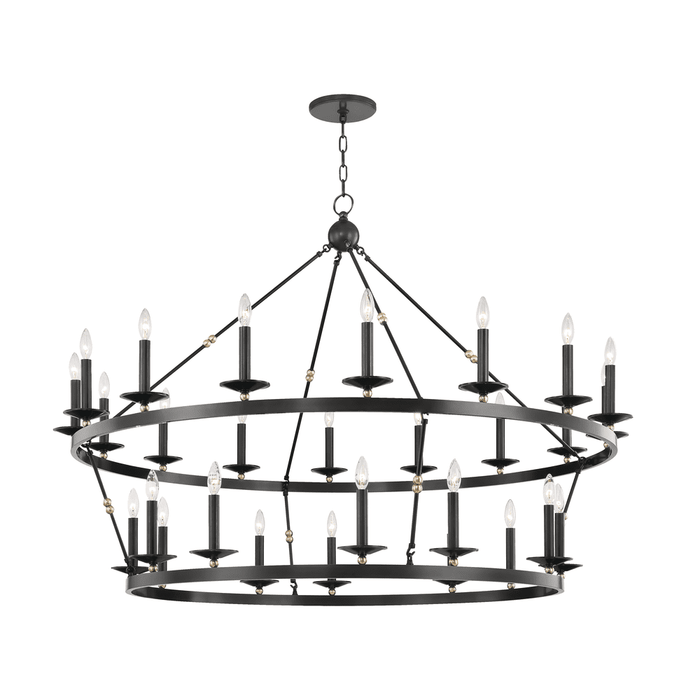 Hudson Valley Lighting Allendale Chandelier, 28 Light, 58 in. Wide