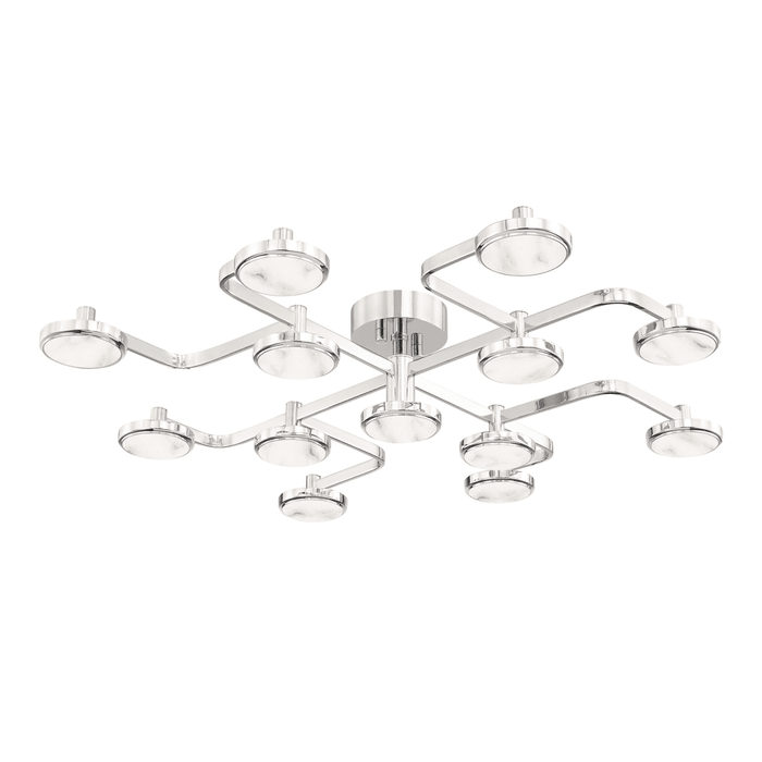 Hudson Valley Lighting Meander Semi Flush, 13 Light, 43.25 in. Wide