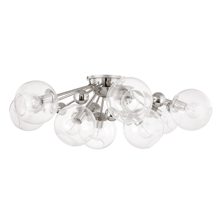 Hudson Valley Lighting Abbott Semi Flush, 9 Light, 41.75 in. Wide